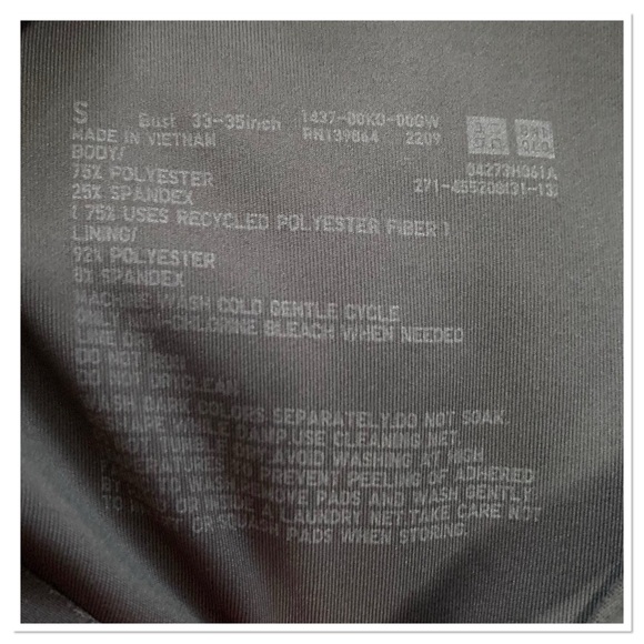 Uniqlo Seamless Sports Bra Gray Size Small - Picture 4 of 4